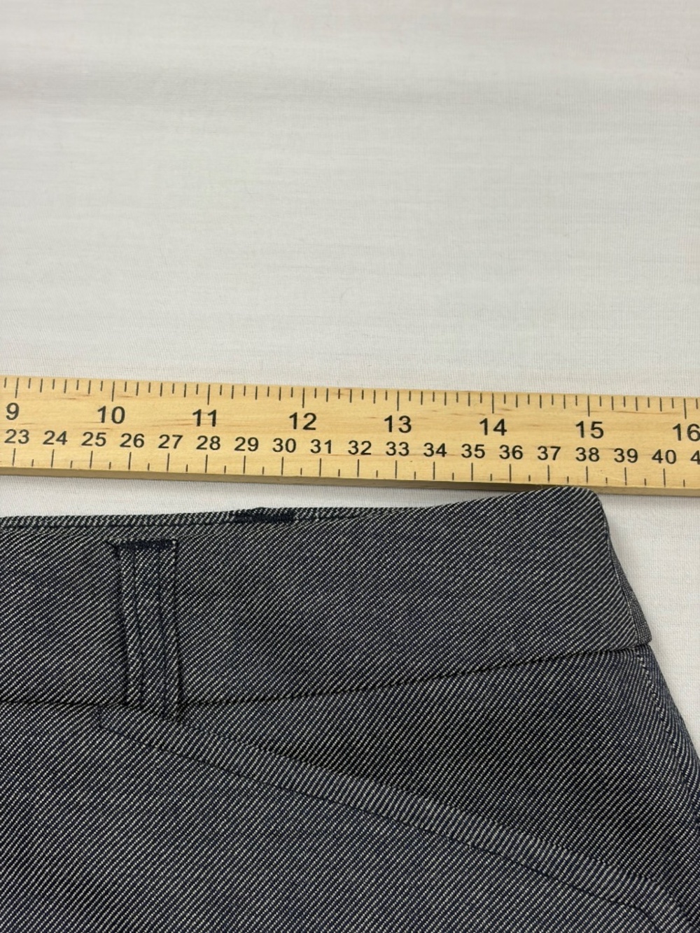 Pendleton Women’s Virgin Wool Gray Navy Twill Tailored Trousers Pants Size 6 - Picture 8 of 12
